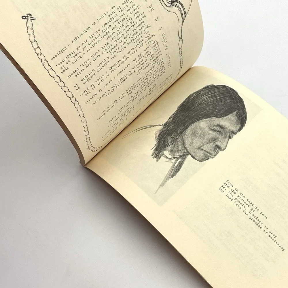 Vintage 1975 American Indian Society Washington‎ DC Cook Book 1st Printing